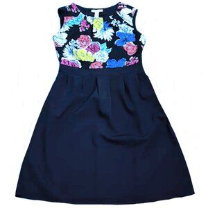 Women’s Banana Republic Floral Sleeveless Fit & Flare Dress